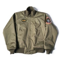 Mens Jackets Bronson Taxi Driver Tanker Jacket Khaki US Army Winter Tank Combat Military Uniform 221129