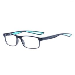 Sunglasses Frames Fashion Colourful TR90 Sports Eyeglasses Men And Women Lightweight Rectangular Full Rim Glasses Frame For Prescription