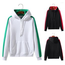 Men's Hoodies European Size Spring And Autumn Men's Sweater Pullover Hooded Korean Fashion Student Loose Coat
