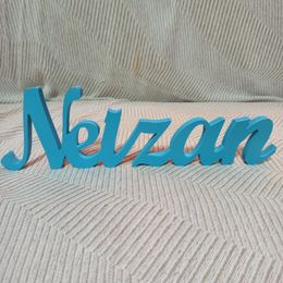 Decorative Objects Figurines Wedding Party Letters Freestanding Wedding Initial Signs Personalized Table Signs factory production Custom Name 221129