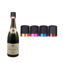 Bar Tools Fresh Kee Wine Stopper Sile Champagne Bottle Stoppers Fit Bar Wines Tool Red Blue Sliver Gold Colour 4 8Sw E1 Drop Delivery Dhwer