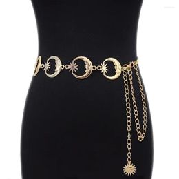 Belts Sexy Body Waist Chain Jewellery For Women Vintage Minimalism Crystal Belly Belt Bohemia Spring Summer Beach Vacation