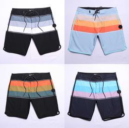 Шорты Mens New Fashion Trend Brand Mens Swamping Shrunks Shutswear Board Shorts Elastic Surf Fitness Board Шорты водонепроницаемы