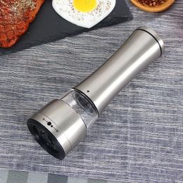 Stainless Steel Salt and Pepper Grinder Creative BBQ Tools Cooking Seasoning Herbs Kitchen Gadgets Mills Spice Pepper CPA4480 WWJY