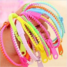 Decompression Toy 6 Pcs Creative Zipper Bracelet Stress Reliever Focus Killing Fidget for Kids Children Adhd Autism Hand Sensory s 221129