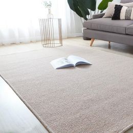 Carpets Wool Carpet Living Room Bedroom Nordic Full-Piece Solid Colour Japanese Table Bedside Large Area Customization