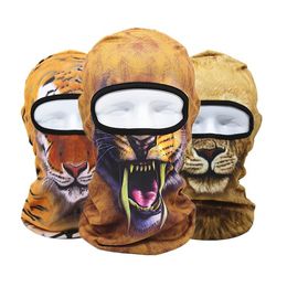 Four seasons outdoor riding fishing sports mask 3D face kini sun protection head cover cold mask hat liner