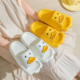 Slippers Woman Cute Duck Soft Fashion Shoes Women Outdoor Non-slip Animal Family Summer Man Slides