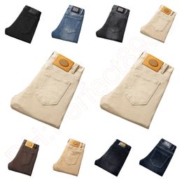 New JEANS chino Pantaloni pantalone Pantaloni da uomo Stretch Autunno inverno jeans attillati pantaloni di cotone lavati dritti business casual K6070-2