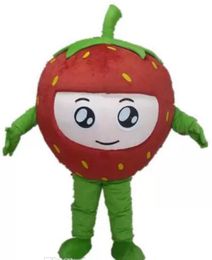 High quality hot a strawberry mascot costume with big eyes for adult to wear