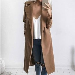 Women's Trench Coats Fashion Coat For Women Long Winter Plus Size Clothes 2022 Sobretudo Feminino Abrigos Mujer Invierno