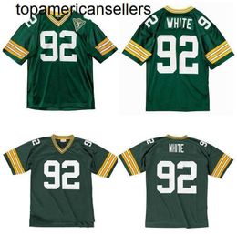 Stitched football Jersey 92 Reggie White 1993 retro Rugby jerseys Men Women Youth S-6XL