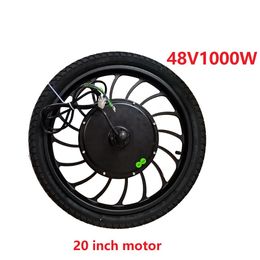 20 inch 36v 48v 1000w BLDC front drive rear wheel drive skateboard hub motor for electric rickshaw pneumatic Tyre