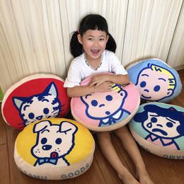 Pillow Japanese Style Chair Back OSAMU GOODS Round Hug Sleeping Sofa Bed Home Decoration Vintage Thicken