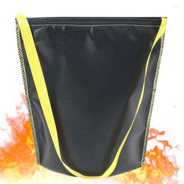 Storage Bags Flame Retardant Bag For Putting Out Burning Charcoals Outdoor Holder Organiser Camping Using