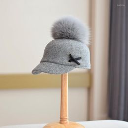 Ball Caps Cap Winter Autumn Warm Wool Hat Small Size Sports Accessory For Teenagers