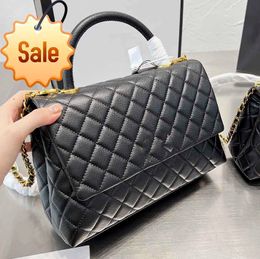 Luxury Designer Shoulder Bags 2023 Women's Gold Hardware Shoulder Strap Fashion Handbags High Quality Calfskin Caviar Shoulders Crossbody Bag Factory Direct Sales