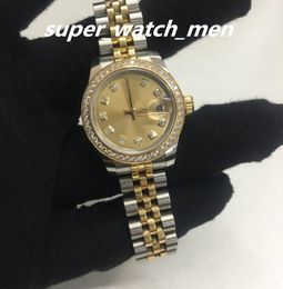 Factory Women's Watch Automatic Mechanical Datejust 26mm Steel Yellow Gold Diamond Ladies Watches 2813 Movement Sapphire Dive Lady Fashion Girl Wristwatches Gift