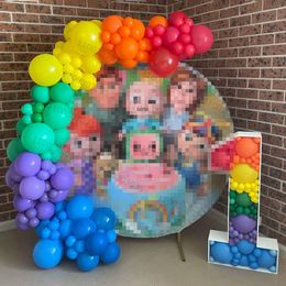 Decoraciones navide￱as de 1 set de dibujos animados jj globos guirnaldas kit de sand￭a para ni￱os decoraciones de fiestas de fiestas de cumplea￱os juguetes globos 221128
