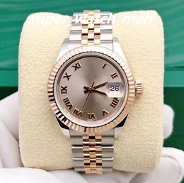 Women's Watch Automatic Mechanical Datejust 28mm Julibee Roman Dial 18K Rose Gold Steel 2813 movement Sapphire Dive Ladies Fashion Girl Watches Wristwatches Gift