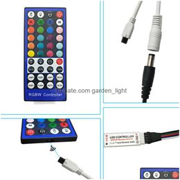 Rgb Controllers Rgbw Led Controller 4 Channels Dimmer 40Keys 5Pins Ir Remote Control For Smd 5050 Strip Light Dc12V24V Wifi Drop Del Dhp5N
