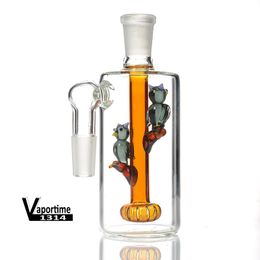 Smoking Accessories Ashcatcher Tornado Cyclone Turbine Perc Glass 50mm Dia 130mm Height Water Pipe Female Male Joint Glass Bong 012