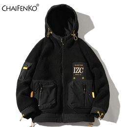 Mens Down Parkas CHAIFENKO Winter Thick Warm Fleece Jacket Autumn Fashion Streetwear Casual Coat Windproof Hooded 221129