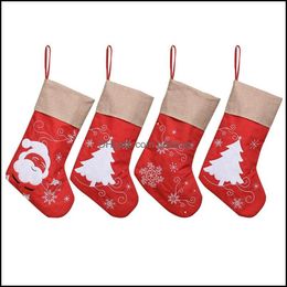 Christmas Decorations Household Party Decorations Pendant Decoration Christmaes Tree Christmas Stocking Cartoon Children Gift Bag Mo Dhjqo