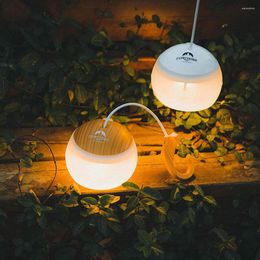 Portable Lanterns 1/2PCS Mini Camping Lights LED Lamp Hanging Outdoor Tent Garden Emergency Light For Garde