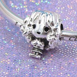 925 Sterling Silver Bead Fits European Pandora Style Jewellery Charm Bracelets-School Character Collection Her