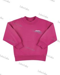 2023 designer bambini ragazzi ragazze felpe con cappuccio oversize felpa francese con cappuccio sciolto classico lStampa ricamata in lettere albicocca COLLO PULLOVER streetwear baseball