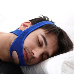 Snoring Cessation Neoprene Anti Snore Stop Chin Strap Belt Apnea Jaw Solution Sleep Support Adjustable 221130