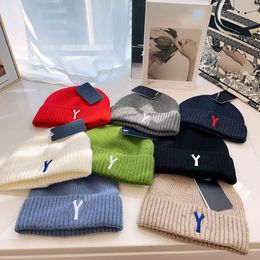 Designer Wool Knitted Beanie Luxury Knitted Hat Brand Cap Men Women Winter Autumn Bonnet Letters Warm Knit Caps Ski Hats Fitted Unisex Casual Outdoor Beanies Gift