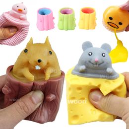 Decompression Toy Squeezing Squirrel Cup Toys Fidget Antistress Sensory Stress Reliefing Gift For Kids Adults 221129