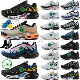 2024 tn plus tns tnplus men running shoes triple black white x Hyper Blue Club Crater Laser Blue Volt Glow Oreo Breathable sneakers trainers