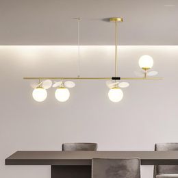 Pendant Lamps Modern LED Light Flower Branch Hanging Lamp For Living Room Dining Hall Suspension Luminaire Lighting Fixtures