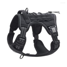 Dog Collars Pet Chest Strap Traction Rope Medium And Large Training Nylon Reflective Tactical