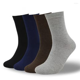 Men's Socks Business Cotton For Man Brand Black Male White Casual