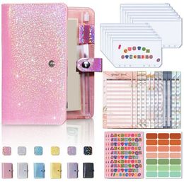 Book Cover A6 Money Organiser For Cash Budget Binde Planner Binder With Zipper Envelopes ing 221130