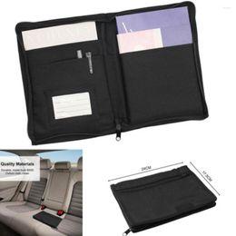 Car Organizer Glove Box Storage Document Universal 1 Pc 24 18 2cm Black Folder Manual Multi Pockets Paper