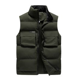 Mens Vests High Quality Autumn and Winter Jacket Sleeveless Warm Large Size M8XL Windproof Couple Men Chaleco 221130