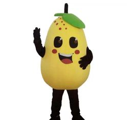 Discount factory sale Fruits and vegetables pears mascot costume role playing cartoon clothing adult size high quality clothing