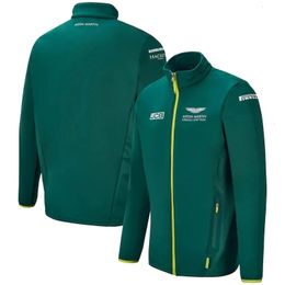 Mens Jackets official website racing suit Aston Martin team uniform jacket spring and autumn mens sports long sleeved 221129