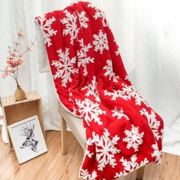 Blanket Practical Christmas Heat Retention Bed Double Layers Allergy Free Sofa Bad Keep Warm 221130