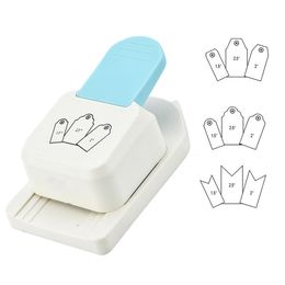 Clamp Puncher Clothing Tag Straight Gift Paper Punches DIY Bookmark Manual for Scrapbooking Craft 221130