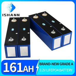 Brand NEW 4PCS 3.2V Lifepo4 161Ah Battery DIY 12V 24V 48V Rechargeable Battery Pack For RV Golf Cart Solar Energy Storage System