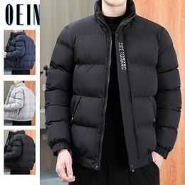 Mens Vests OEIN Men Winter Warm Waterproof Parkas Jacket Slim Fit Casual Outwear Outfits Thicken Cotton Padded Coat Male 221130