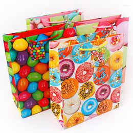 Gift Wrap Ferimo 15pcs Colour Handbag Print Packaging Paper Bag Custom-made Environmentally Friendly Clothing Advertising Shopping