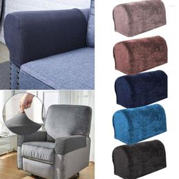 Chair Covers Sofa Hand Towel Stretch Removable Couch Arm Office Computer Protector Armrest Sleeve Armchair