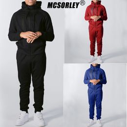 Mens Tracksuits Brand Sportswear Men Set Jogging Running Male Sports Gym Sweatpants Sweatshirt Casual Clothing chandals hombre 221130